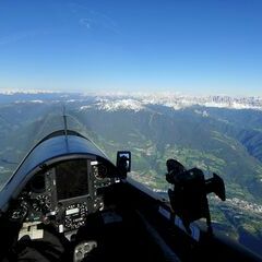 Flugwegposition um 16:20:02: Aufgenommen in der Nähe von 39042 Brixen, Südtirol, Italien in 3104 Meter